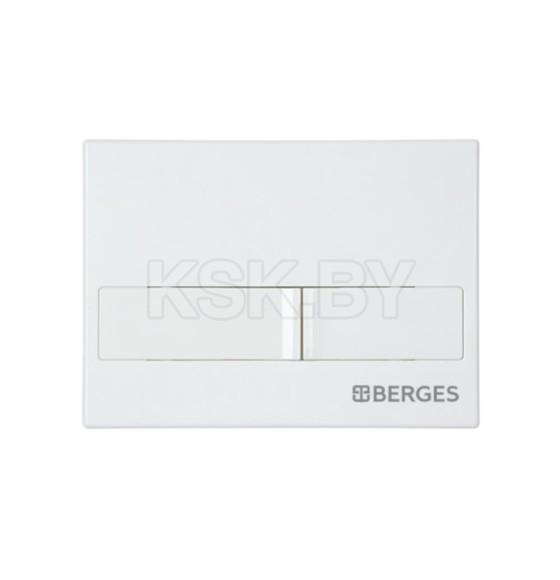 Комплект Berges (Инсталляция NOVUM 525, кнопка L1 белая, унитаз EGO Rimless, сидение Okus Slim SO) (043309) 