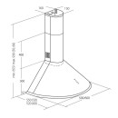 Вытяжка кухонная Akpo Dandys 60 wk-4 белый/золото