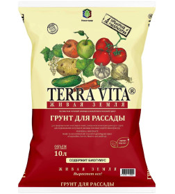 Почвогрунт для рассады Terra Vita Живая земля 10л