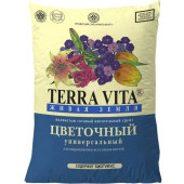 Почвогрунт Цветочный Terra Vita Живая земля 50л