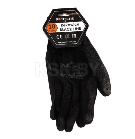 Перчатки BLACK LINE R10 (с ярлыкодержателем) PROTECT2U 8304 (8304)