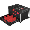 Ящик с 3-мя выдвижными отсеками Milwaukee PACKOUT (4932472130)