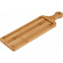 Поднос бамбуковый с ручкой, прямоугольный, 39.5х11 см, BAMBOO, PERFECTO LINEA (38-395110) 