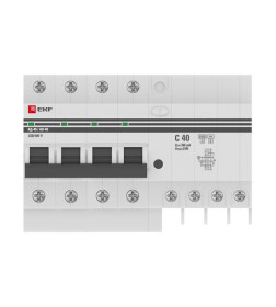 Дифференциальный автомат АД-4 S 40А/300мА (хар. C, AC, электронный) 4,5кА EKF PROxima