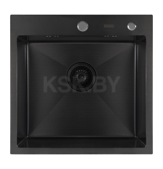 Мойка ARFEKA ECO AR 500*500 BLACK PVD NANO DECOR (ECO AR 500*500 BLACK PVD NANO DECOR) 