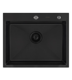 Мойка ARFEKA ECO AR 600*500 BLACK PVD NANO DECOR