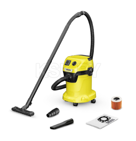 Пылесос сухой и влажной уборки Karcher WD 3 P V-17/4/20 (ан. WD 3 P) (1.628-170.0) 