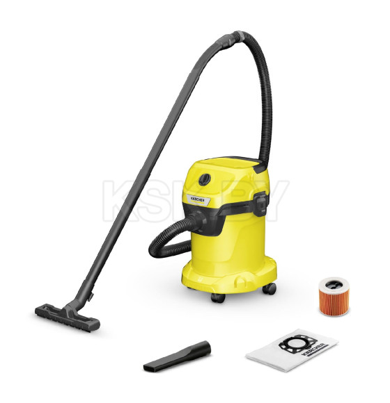 Пылесос сухой и влажной уборки Karcher WD 3 V-17/4/20 (ан. WD 3) (1.628-101.0) 