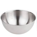 Миска для взбивания из нержавеющей стали, диаметр 24.5 см, с мерной шкалой, серия CHEF, PERFECTO LINEA (24.5х10.5см., 2800 мл) (24-024105) 