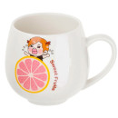 Кружка керамическая, 350 мл, Sweet fruits, грейпфрут, PERFECTO LINEA (17-301112) 
