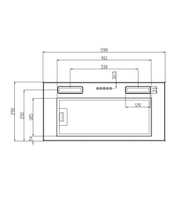 Вытяжка  SCHTOFF Elemento 60 Inox