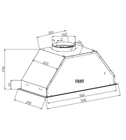 Вытяжка  SCHTOFF Polar 60 Black