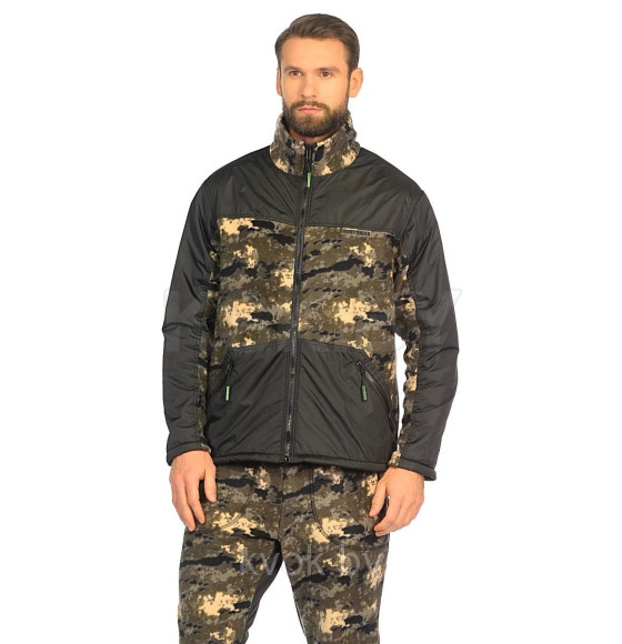 Костюм деми HUNTSMAN Пикник-ЛЮКС цв.Лес р.60-62/188 тк.Polar Fleece 270 гр/м2