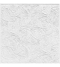 Потолочная плита ФОРМАТ 705 Люкс из прессованного полистирола (500x500, белый) (упак. 2м2)