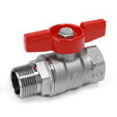 Кран шаровой  Ду 25 вн.-нар. (бабочка), GIACOMINI (R254*005) 