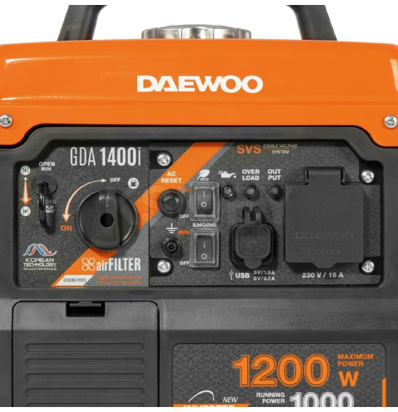 Генератор бензиновый инверторный DAEWOO GDA 1400i (GDA 1400i) 