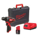 Дрель-шуруповерт аккумуляторная Milwaukee M12BDD-201C (4933479439) 