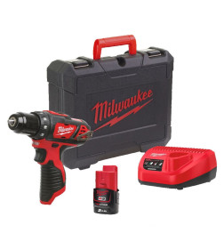 Дрель-шуруповерт аккумуляторная Milwaukee M12BDD-201C