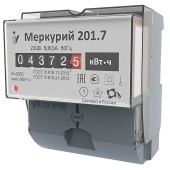 Счетчик электронный на 1 фаза 201.7 5-60А 230В 1 тариф Mercury