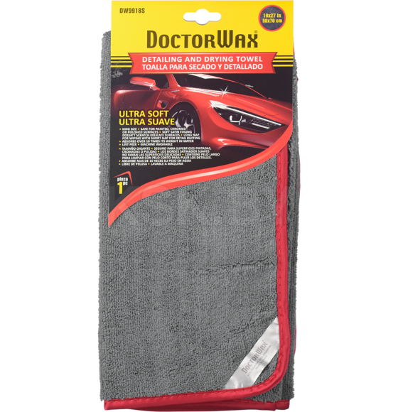 Микрофибра для сушки и финишной обработки 50х70см DoctorWax (DW9918s) 