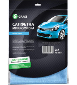 Салфетка микрофибра пропитанная 45*55см. GRASS 