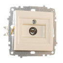 Розетка для ТВ концевая кремовый Zena-Vega EL-BI (609-010300-246 ) 