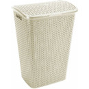 Корзина бельевая My Style 55L кремовая / Off white 885 (216582) 