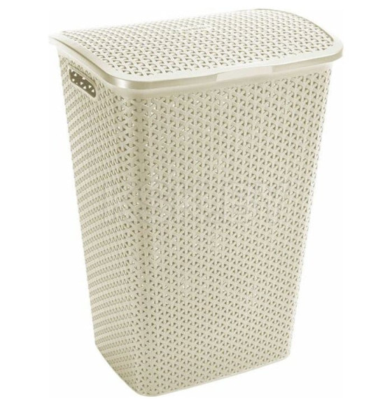 Корзина бельевая My Style 55L кремовая / Off white 885 (216582) 