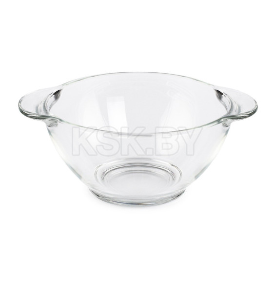 Салатник стеклянный с ручками, 450 мл, Clear, PERFECTO LINEA (22-450200) 