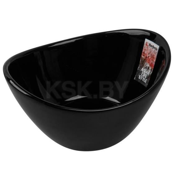 Салатник керамический, 15.3х12.5 см, серия ASIAN, черный, PERFECTO LINEA (17-111258) 