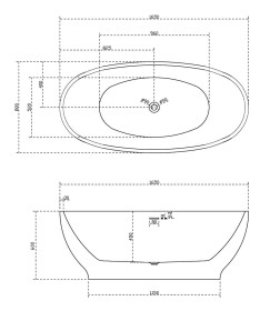 Акриловая ванна Abber AB9207