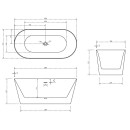 Акриловая ванна Abber AB9222-1.5 (AB9222-1.5) 