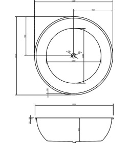 Акриловая ванна Abber AB9279