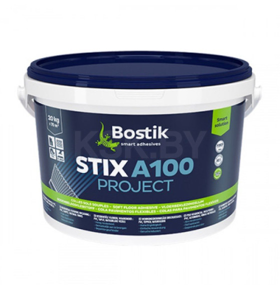 Клей для напольных покрытий BOSTIK Stix A100 бежевый,  20 кг (30860669) 