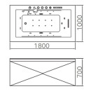 Ванна акриловая Gemy G9258 (G9258) 