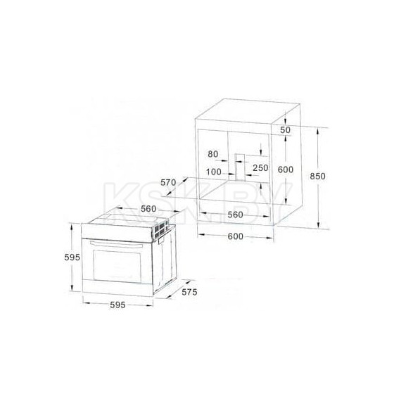 Духовой шкаф электрический Akpo PEA 7008 MMD01 IV