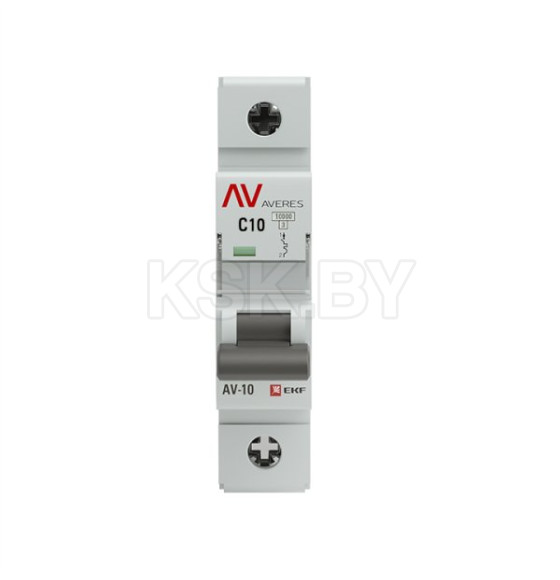 Выключатель автоматический AV-10 1P 10A (C) 10kA EKF AVERES (mcb10-1-10C-av) 