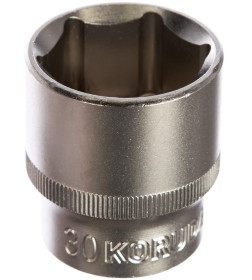 Головка торцевая шестигранная 1/2" 30 мм KORUDA KR-4SK30