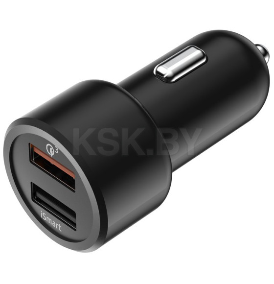 Устройство зарядное автомобильное 2USB, 30W, 5.4A, QuickCharge3.0, Smart IC, OLMIO PR038718 (PR038718) 