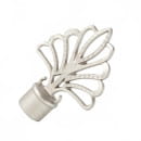 Наконечник для карниза Ас Форос D16 Веер Сатин