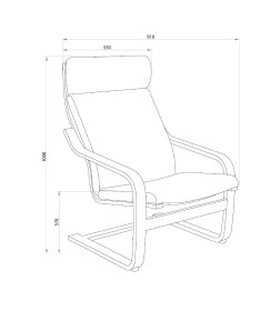 Кресло для отдыха RELAX, ткань, бежевый