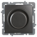 Светорегулятор с подсветкой 600W антрацит Nilson Touran (24160452) 