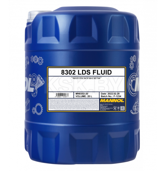Жидкость гидравлическая Mannol LDS Fluid, 20л (MN8302-20) 
