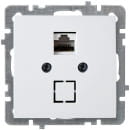 Розетка компьютерная RJ45 белая Nilson Touran (24110444) 