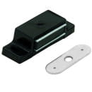 Защелка магнитная мебельная,черная (упаковка 2шт) (SMZ1-1150-2) 