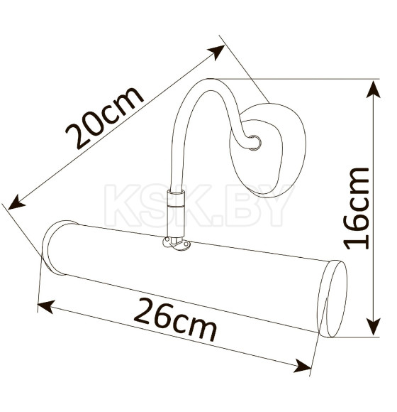 Светильник настенный Arte Lamp PICTURE LIGHTS BASIC A5023AP-1AB (A5023AP-1AB) 