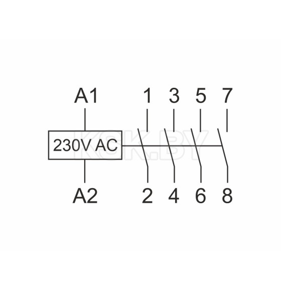 Контактор эл/магнитный ST 100-40 F&F (ST100-40) 