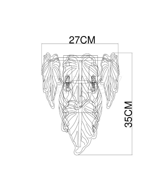 Светильник настенный Arte Lamp LILLY A4070AP-2GO (A4070AP-2GO) 