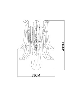 Светильник настенный Arte Lamp MAYA A4072AP-2GO