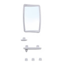 Набор для ванной комнаты Беросси 51 (белый мрамор) BEROSSI НВ 05104000 (НВ 05104000) 